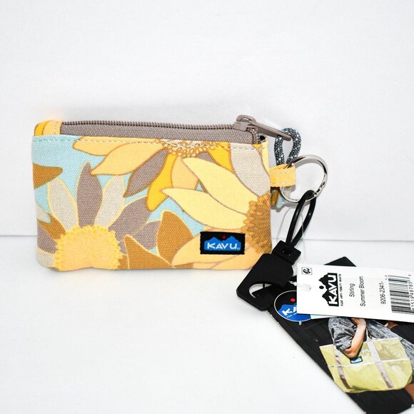Kavu Stirling Zip Wallet in Summer Bloom #9206-2341 NWT - Picture 1 of 3
